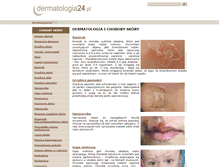 Tablet Screenshot of dermatologia24.pl
